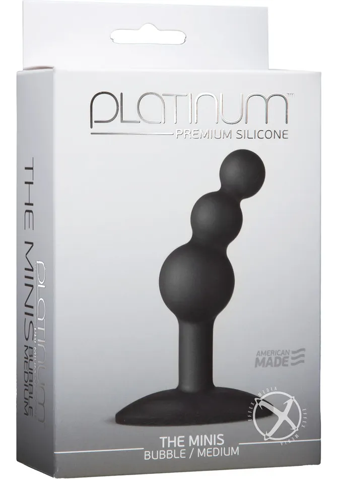 Male Sex Toys | Platinum Premium Silicone Platinum Premium Silicone - The Minis - Bubble - Medium Anal Plug
