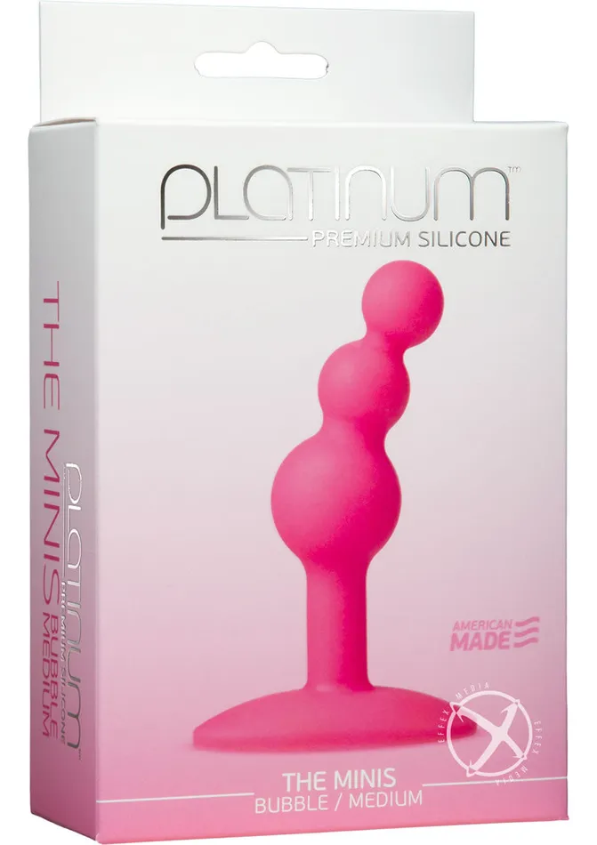 Male Sex Toys | Platinum Premium Silicone Platinum Premium Silicone - The Minis - Bubble - Medium Anal Plug