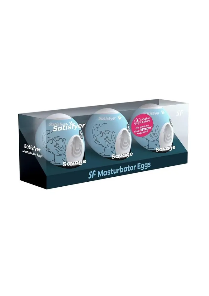 Male Sex Toys | Satisfyer Satisfyer Masturbator Egg 3 Pack Set (Savage