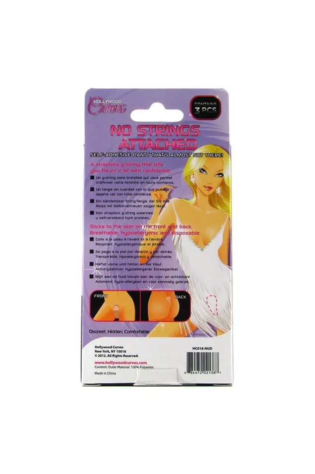 No Strings Attached Nude G-String 3 Pack | Hollywood Curves Male Sex Toys No Strings Attached Nude G-String 3 Pack | Hollywood Curves Male Sex Toys