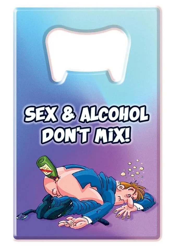 Ozze Creations Bottle Opener Sex and Alcohol Dont Mix Couples