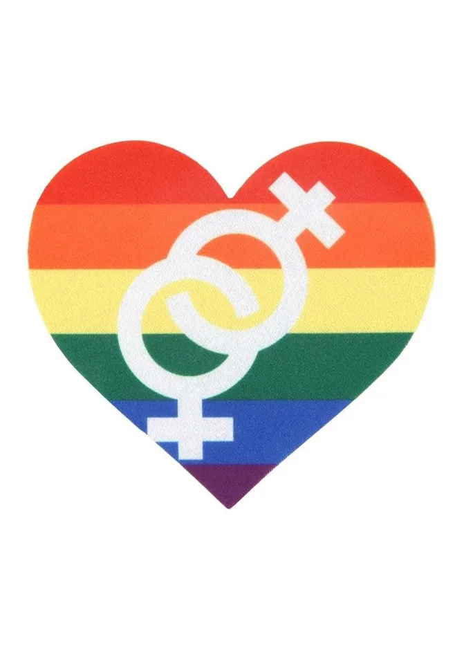 PEEKABOO Vibrators | Peekaboo Pride Hearts Pasties