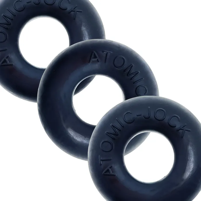Ringer Cockring 3 Pack - Small - Night Black | Oxballs Anal Ringer Cockring 3 Pack - Small - Night Black | Oxballs Anal