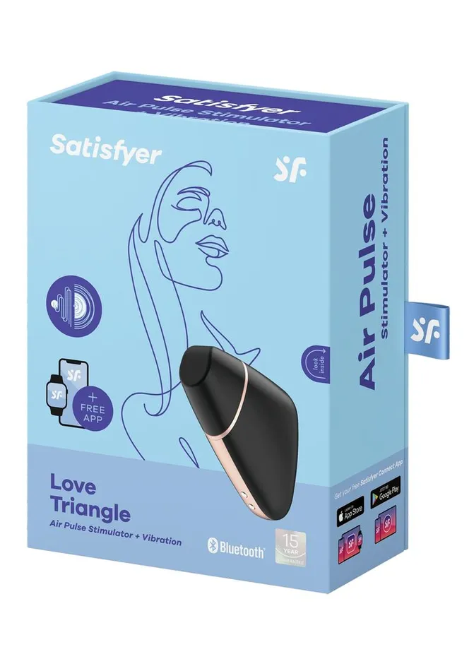 Satisfyer Satisfyer Love Triangle Rechargeable Silicone Clitoral Stimulator | Female Sex Toys