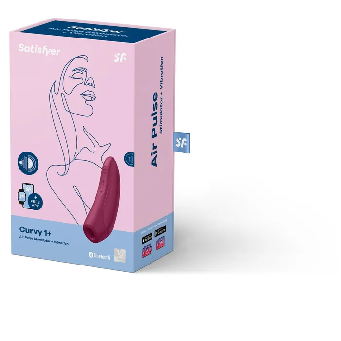 Satisfyer Vibrators | Curvy 1 Plus - Rose Red