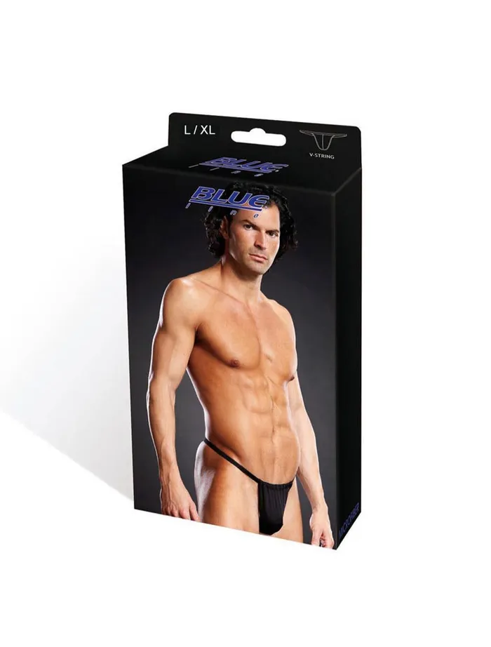Thando Love BlueLine Mens V String Black LXL Anal