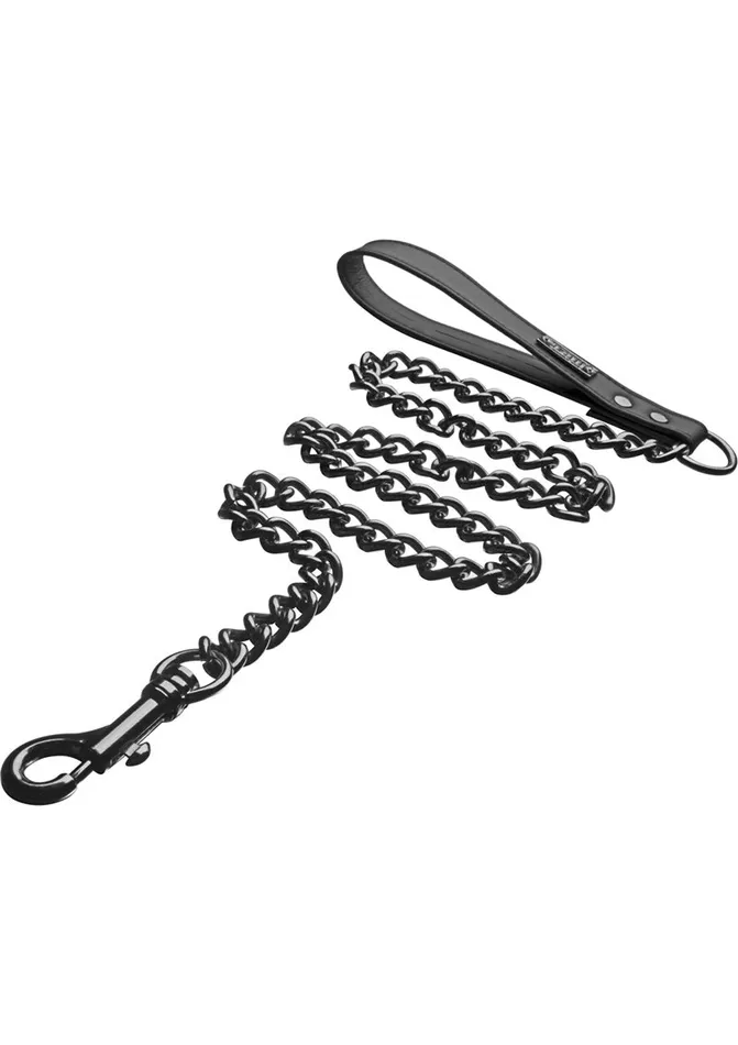 Tom Of Finland Gun Metal Leash TOM OF FINLAND Couples