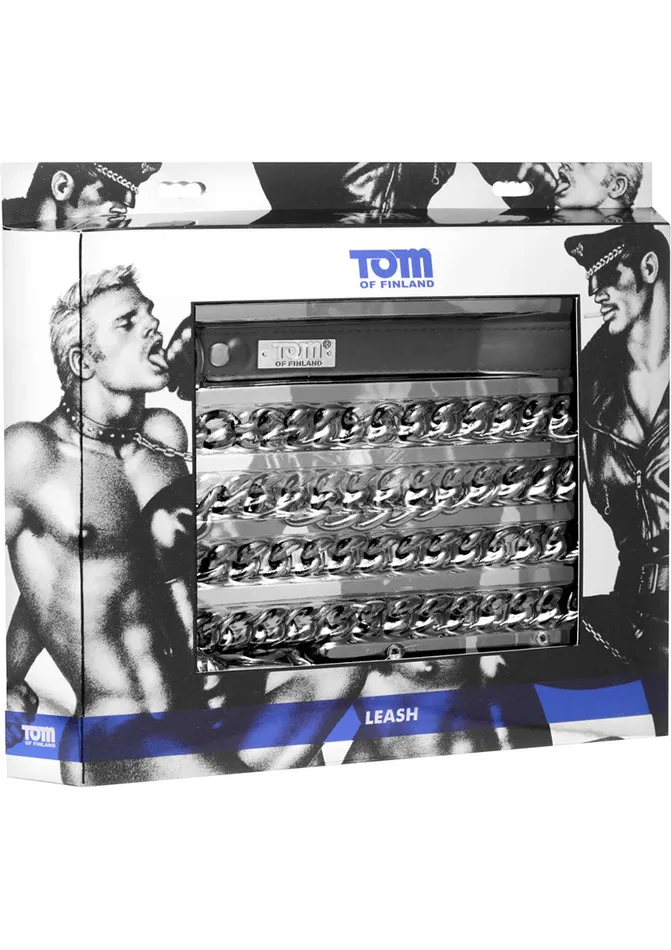 Tom Of Finland Gun Metal Leash | TOM OF FINLAND Couples Tom Of Finland Gun Metal Leash | TOM OF FINLAND Couples