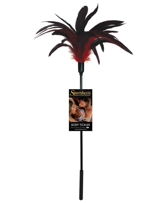 Anal Sportsheets Sportsheets Body Tickler Starburst Feather Red