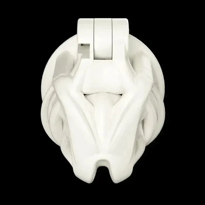 Chaste Bird Male Sex Toys | CHASTE BIRD Python White Mamba V7.0 Cock Cage Male Chastity Device