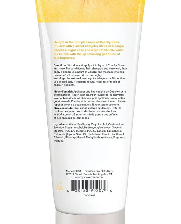 Female Sex Toys | Coochy COOCHY Shave Cream - 12.5 oz Peachy Keen