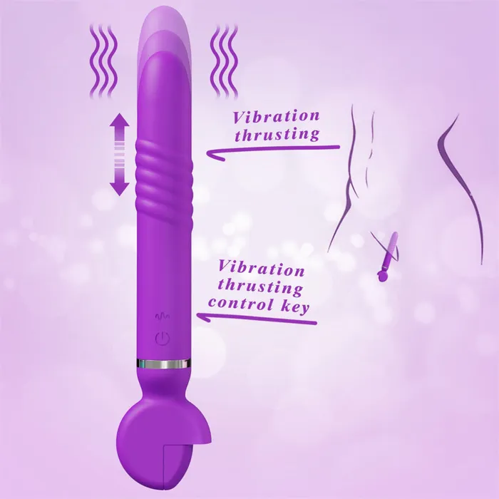 Thrusting Wrench Vibrator Purple | Aimitoy Vibrators