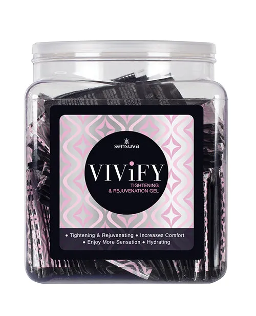Vivify Tightening & Rejuvenation Gel - Tub of 100 Single Use Packet | Sensuva Anal